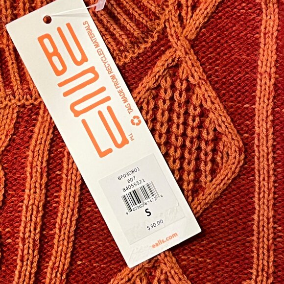 NWT Orange Cable Knit Sweater - Picture 5 of 6
